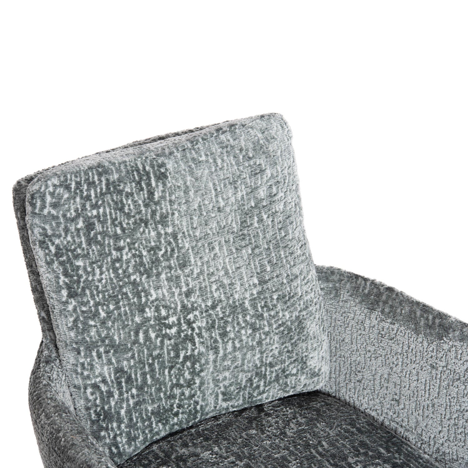 Въртящ стол Баланс букле цвят мента 62x60x90