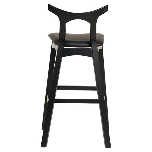 Бар стол RUBBER черен цвят 49x53x99,5