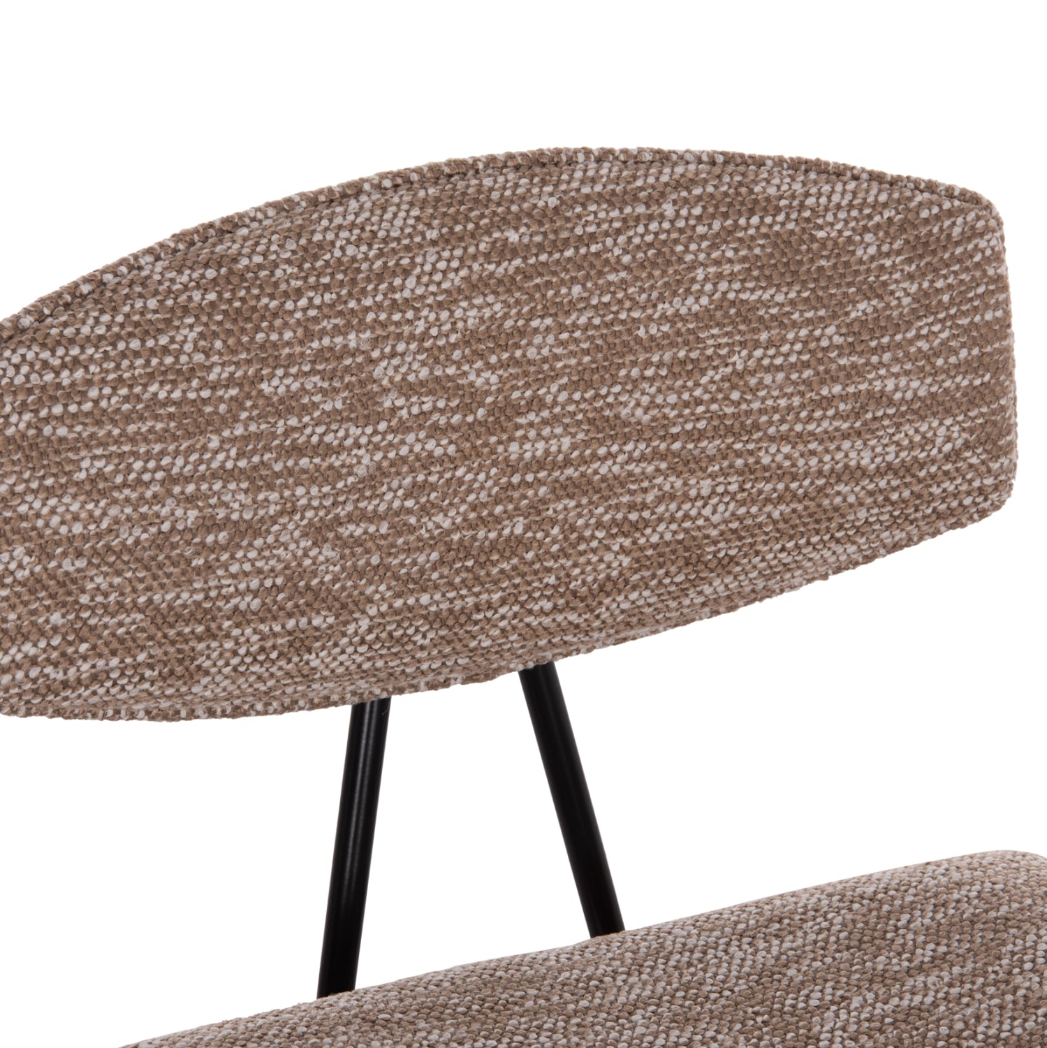 Бар стол  INOVER кафяв-бял цвят 50x48x90см