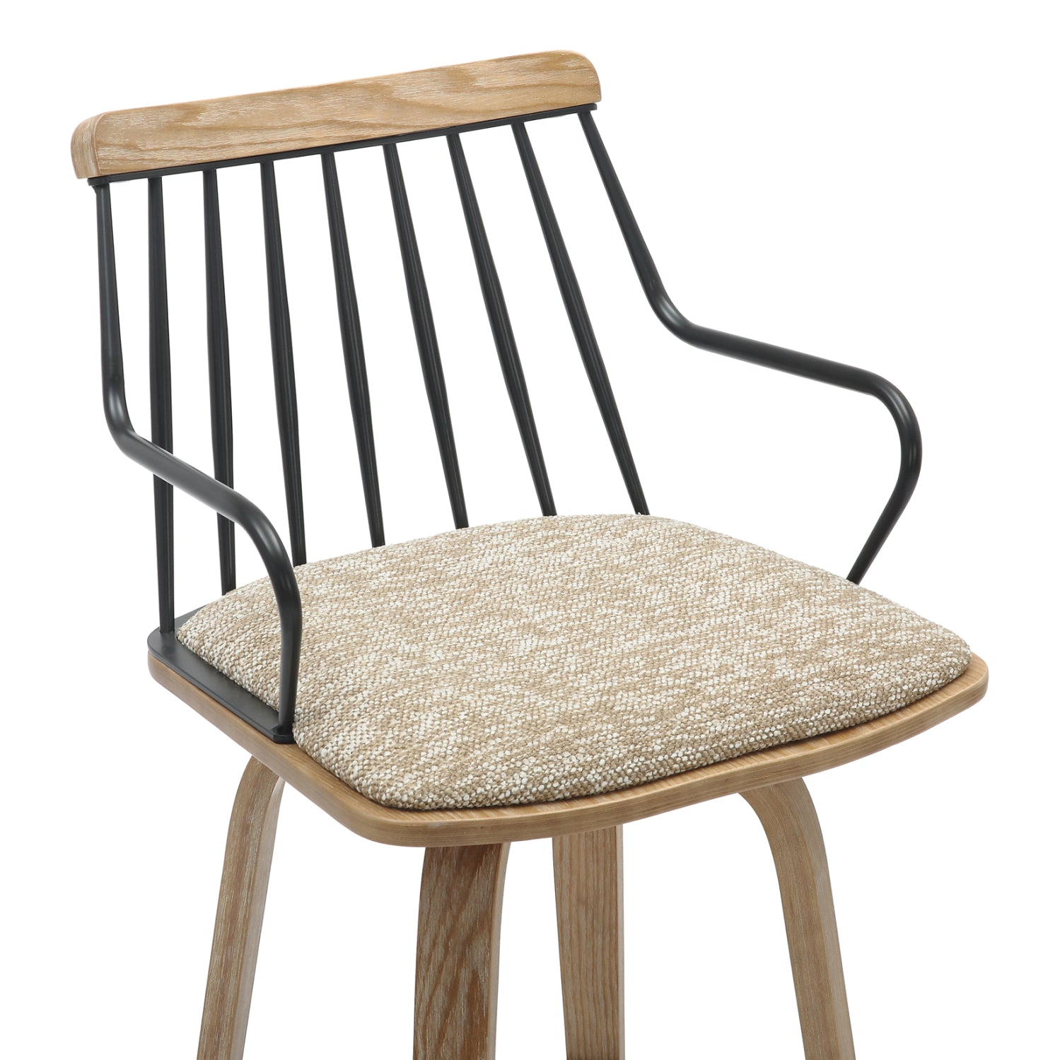 Бар стол  JUDI  цвят натурал-бежов