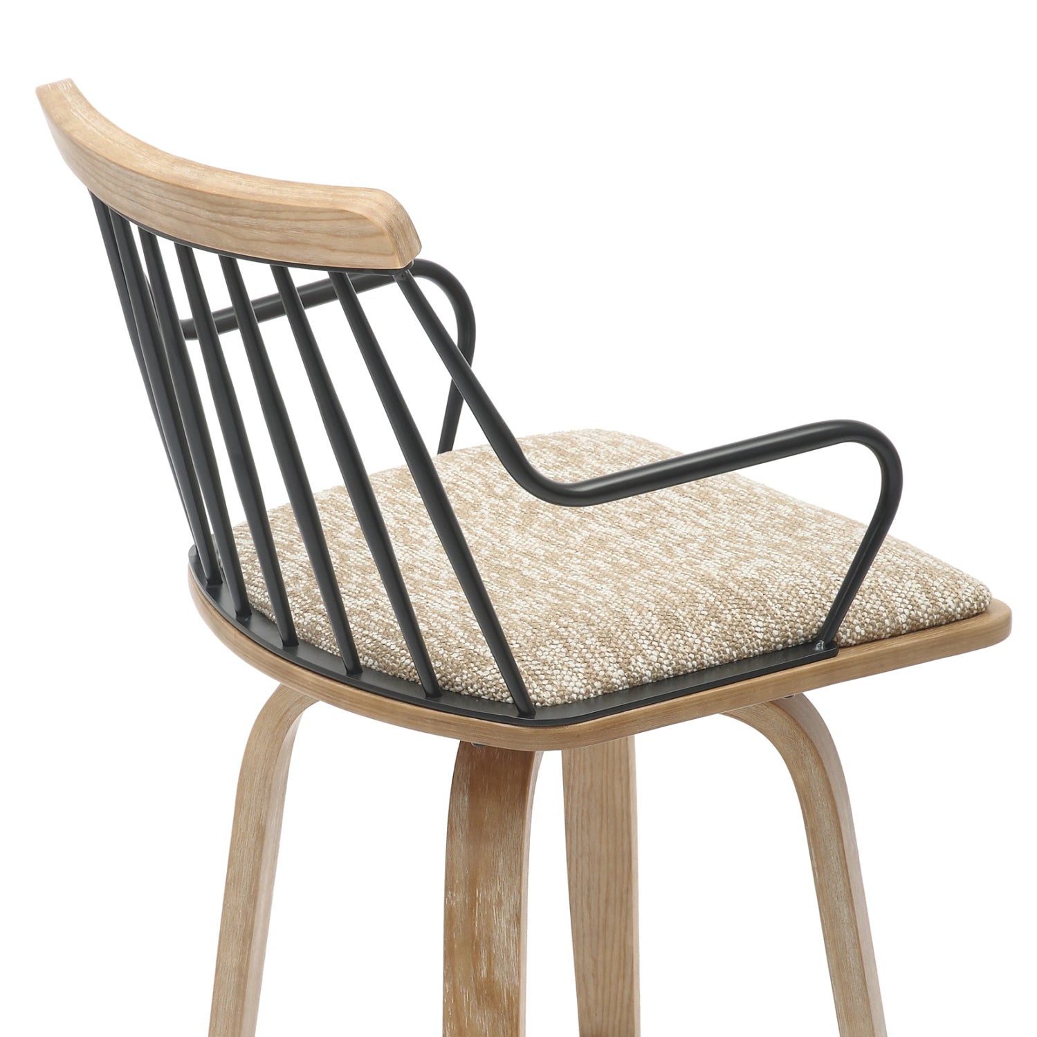 Бар стол  JUDI  цвят натурал-бежов