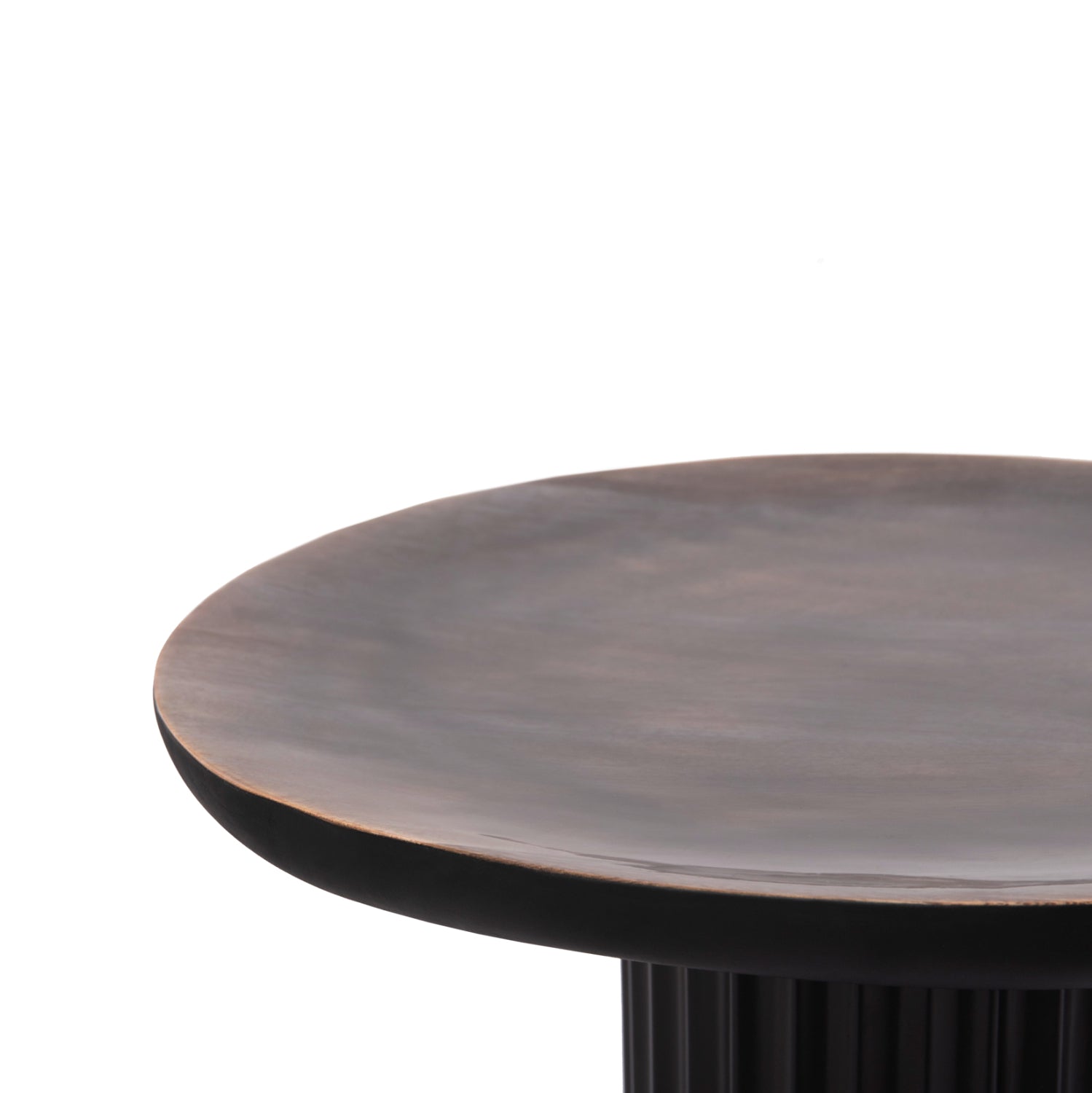 Комплект холни маси 2 бр  ELAF кафяв-черен цвят