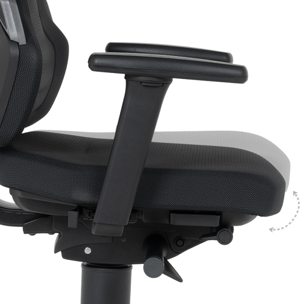 Индустриален ергономичен стол BIMOS NEXXIT 3 - 9031 - черен