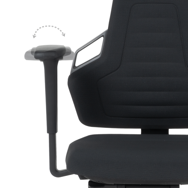 Индустриален ергономичен стол BIMOS NEXXIT 3 - 9031 - черен