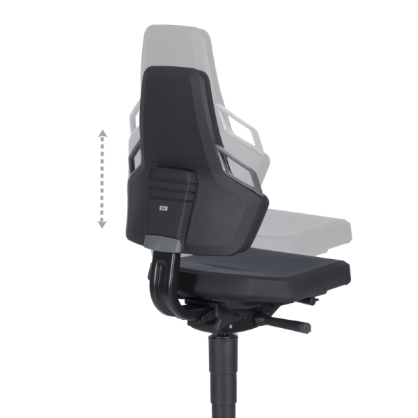 Индустриален ергономичен стол BIMOS NEXXIT 1 - 9030 - черен