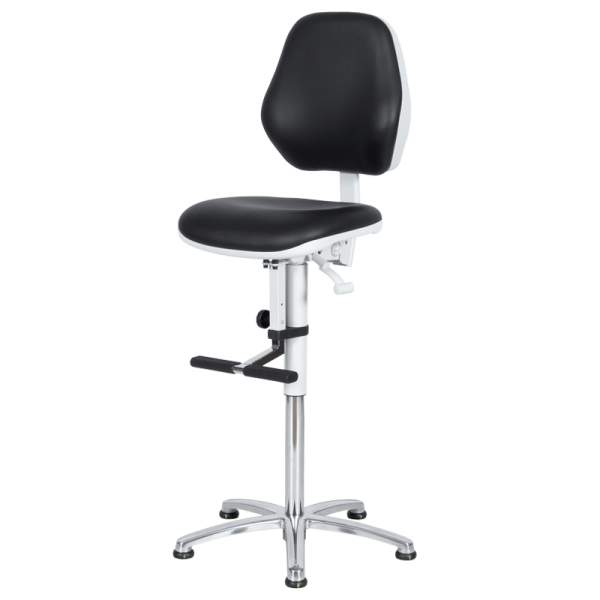 Лабораторен ергономичен стол BIMOS BASIC 3 - 9141 - черен