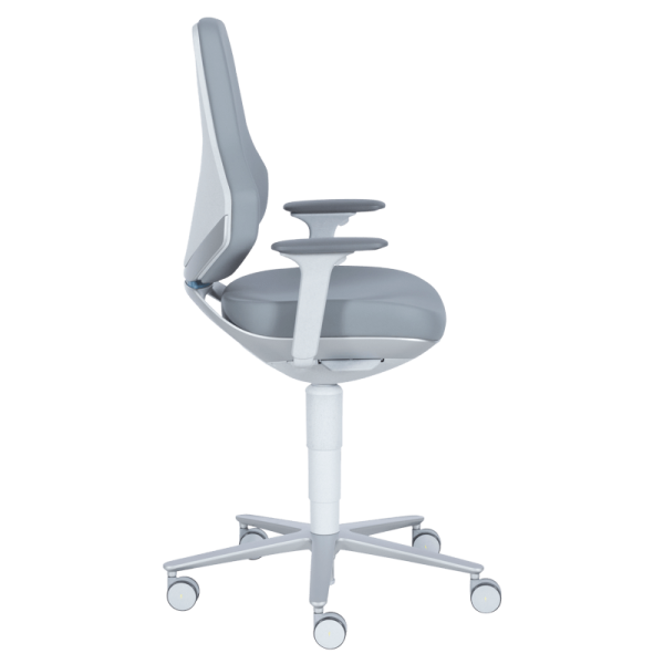 Лабораторен ергономичен стол BIMOS TEXON 2 - 9173R - сив