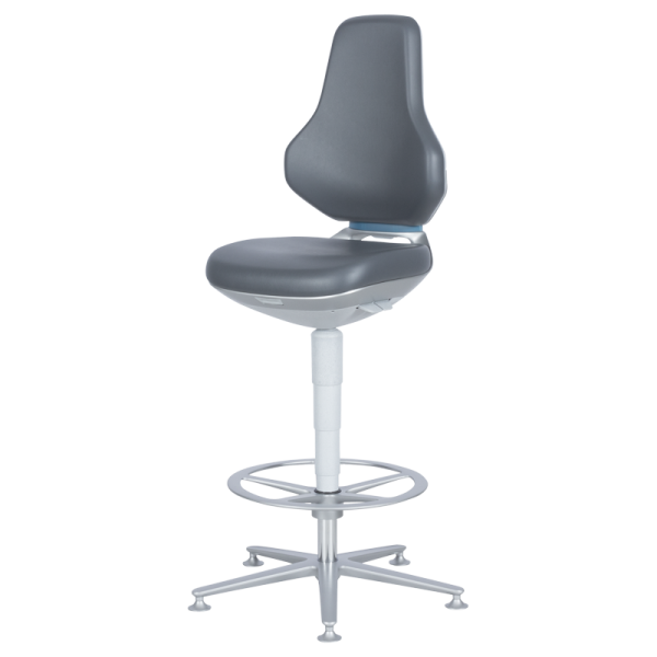 Лабораторен ергономичен стол BIMOS TEXON 3 - 9171R - сив