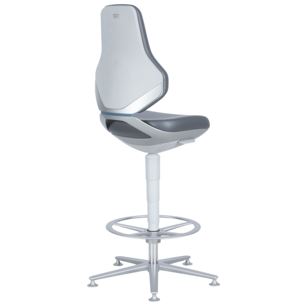 Лабораторен ергономичен стол BIMOS TEXON 3 - 9171R - сив