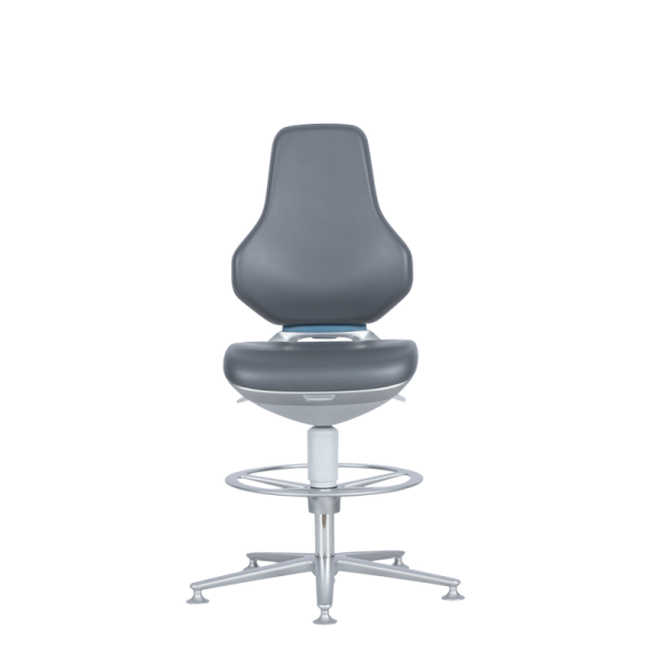 Лабораторен ергономичен стол BIMOS TEXON 3 - 9171R - сив