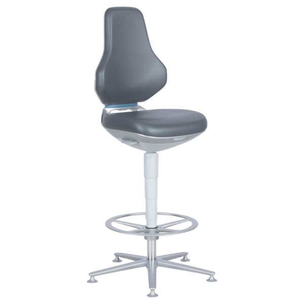 Лабораторен ергономичен стол BIMOS TEXON 3 - 9171R - сив