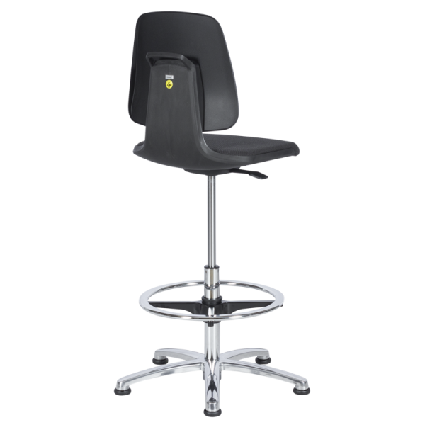 Лабораторен ергономичен стол BIMOS LABSIT 3 - 9121E - черен