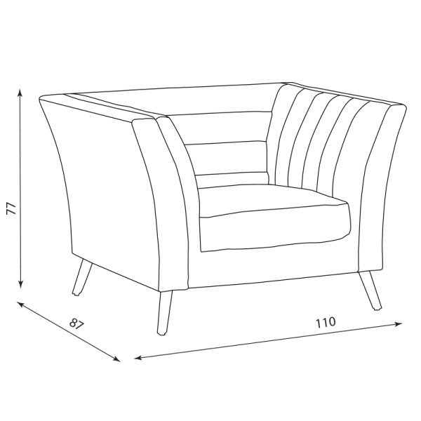 Кресло ESPEN - бежово SD