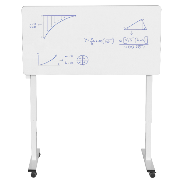 Ергономично регулируемо бюро Carmen CR-114 W - бяло