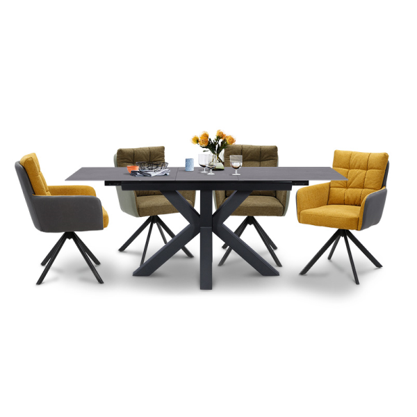 Разтегателна трапезна маса STARGARD - сива