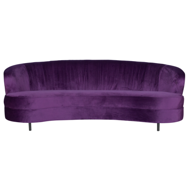 Триместно канапе MIA - лилаво HLR