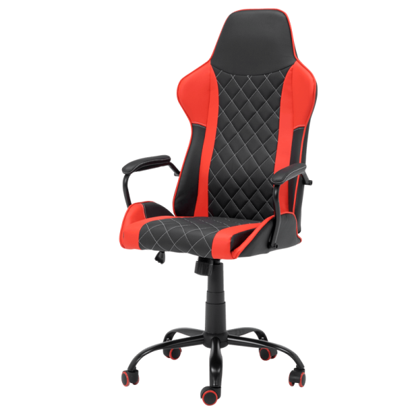 Геймърски стол Carmen 6310 - черен - червен