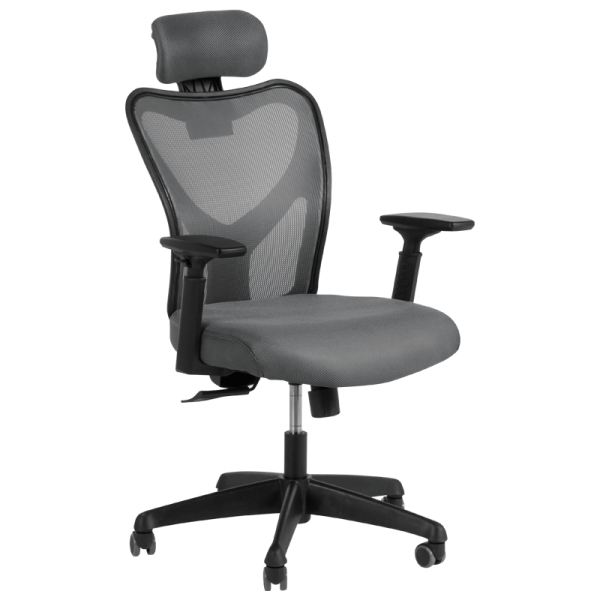 Президентски офис стол Carmen 7534  - сив