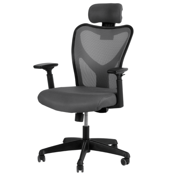 Президентски офис стол Carmen 7534  - сив