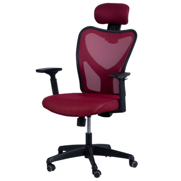 Президентски офис стол Carmen 7534 - бордо