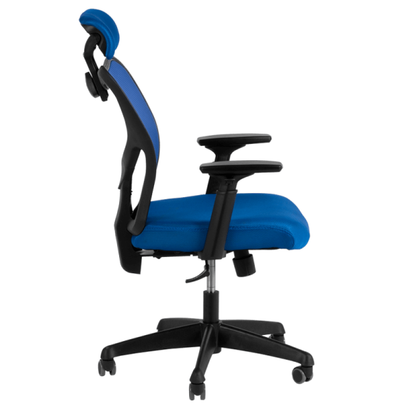 Президентски офис стол Carmen 7534 - син