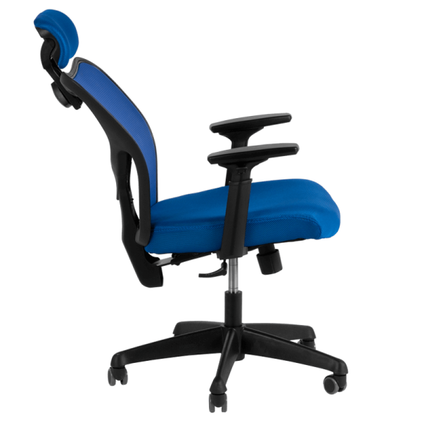 Президентски офис стол Carmen 7534 - син