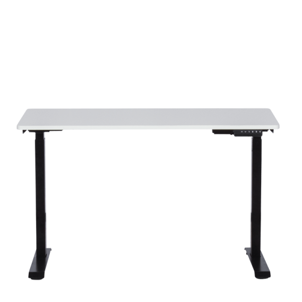 Ергономично бюро с регулиране на височината Carmen CR-119 - бял-черен