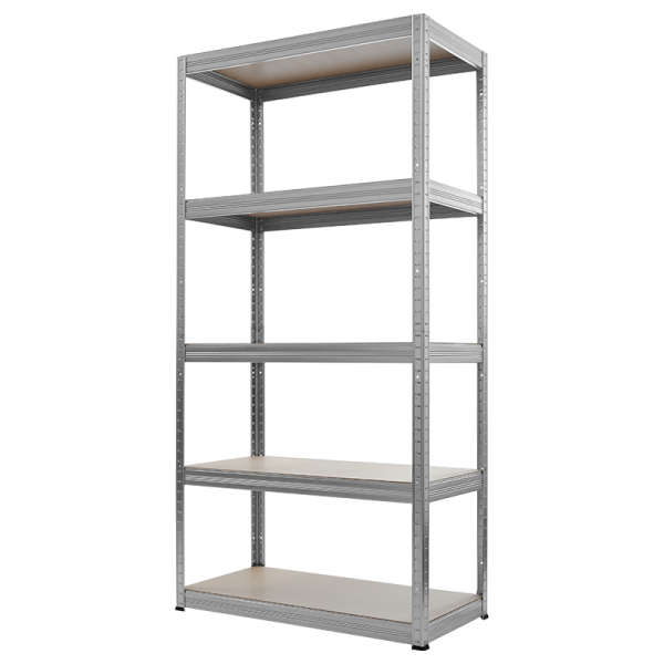 Метален стелаж STAR 213x90x45 см, до 175 кг на рафт - цинк
