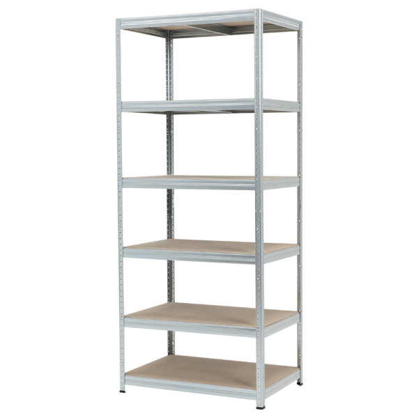 Метален стелаж STAR 213x90x60 см, до 250 кг на рафт - цинк