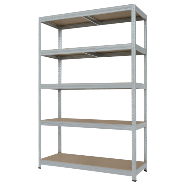 Метален стелаж STAR PL 213x120x60 см, до 250 кг на рафт - цинк