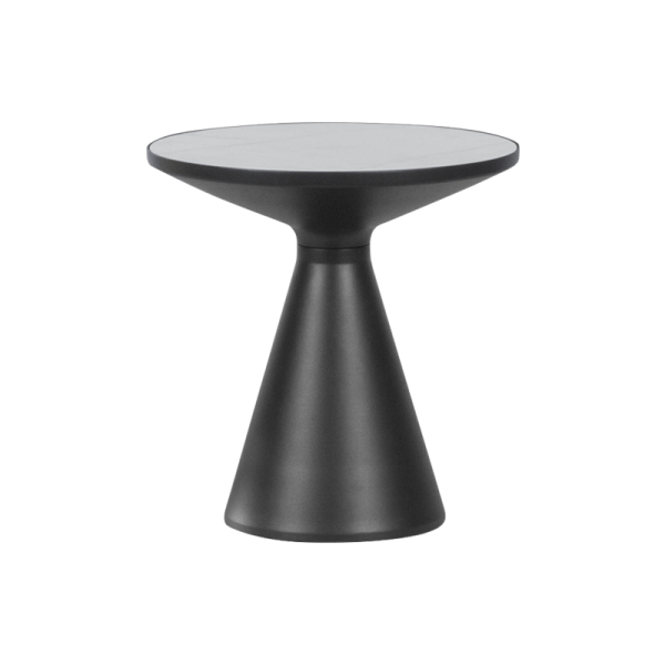 Холна маса ZARY 1 - бяла - черна