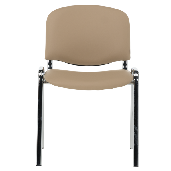 Посетителски стол Carmen 1135-1 LUX - бежов N