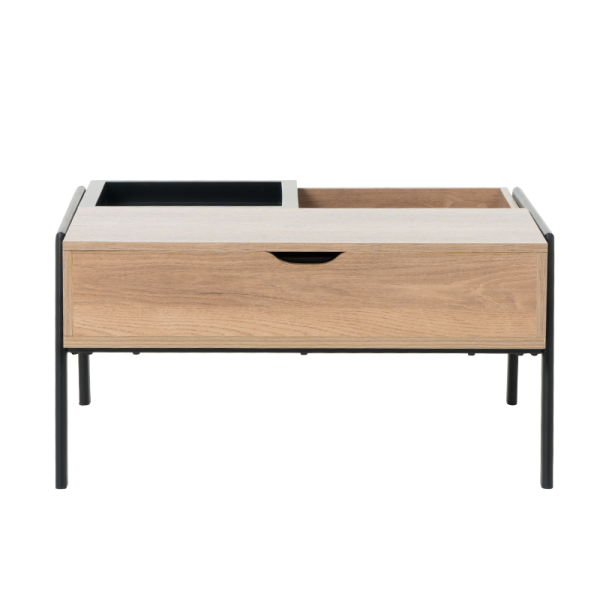 Холна маса с повдигащ механизъм KENT - златен дъб