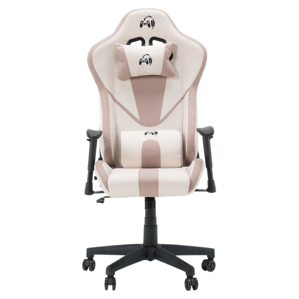 Геймърски стол Carmen 6313 - крем-розов