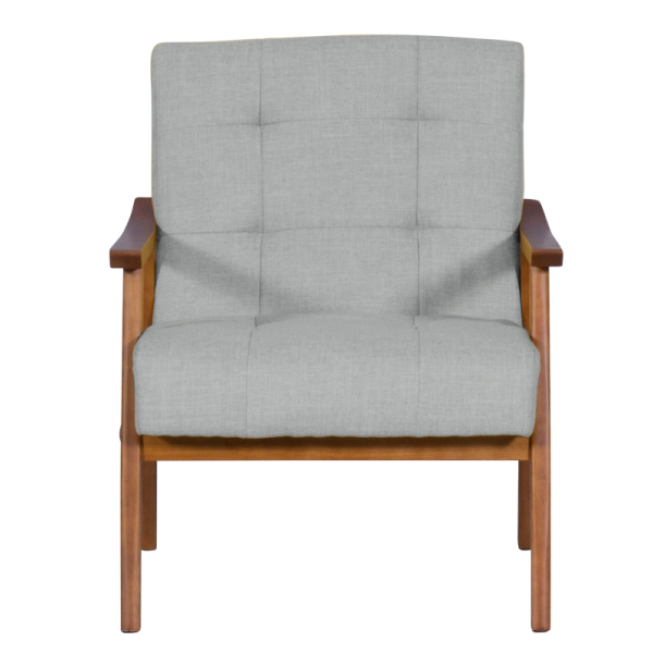 Кресло LEO - орех - сив