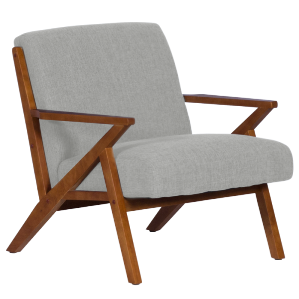 Кресло MAURO - орех - сив