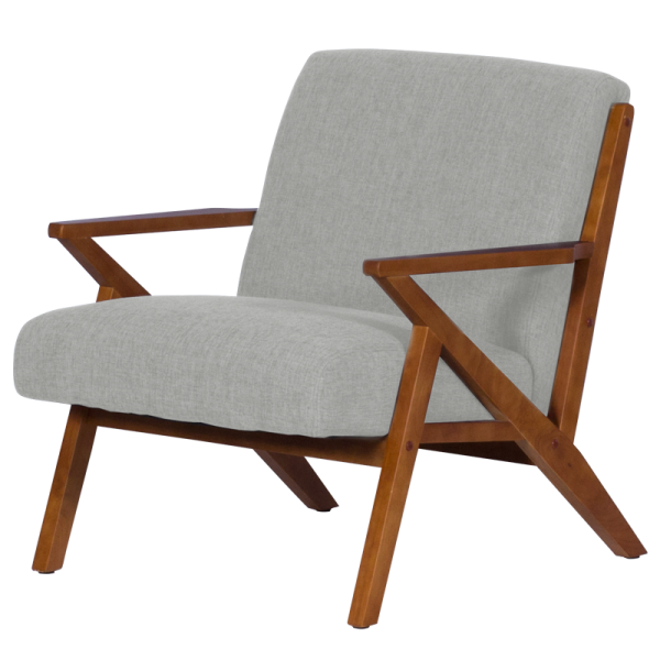 Кресло MAURO - орех - сив