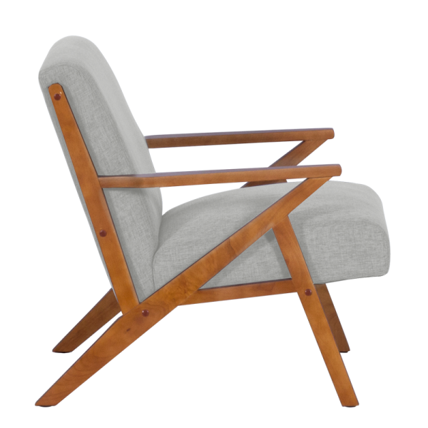 Кресло MAURO - орех - сив