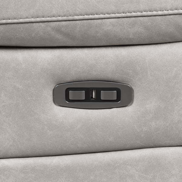 Диван - двойка с електрически релакс механизъм SELENA LUX - бежов 105