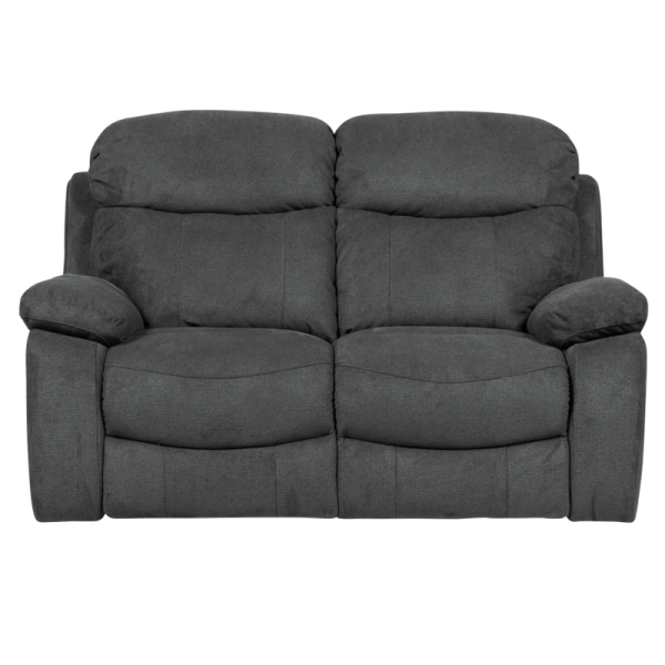 Диван - двойка с електрически релакс механизъм SELENA LUX - тъмносив 457