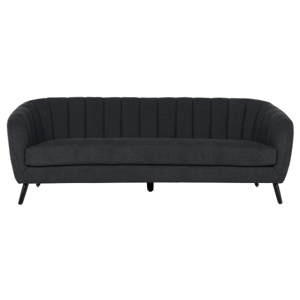 Триместно канапе GRETA - черен PO