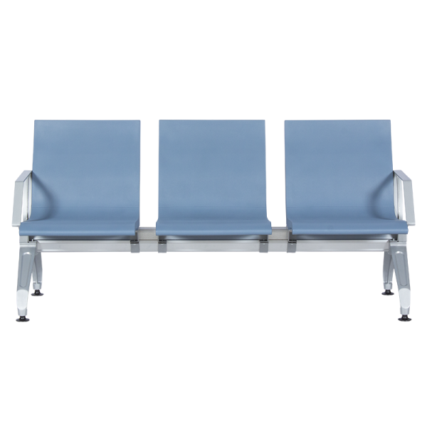 Посетителска пейка с 3 места Carmen CR-1034-4 - синя