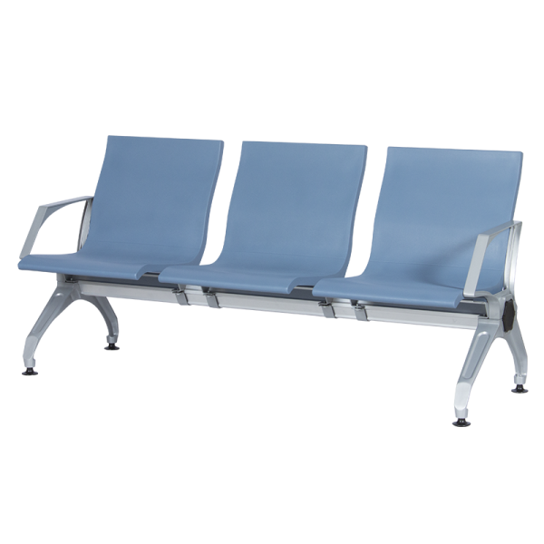 Посетителска пейка с 3 места Carmen CR-1034-4 - синя