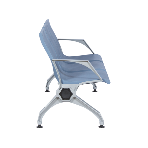 Посетителска пейка с 3 места Carmen CR-1034-4 - синя