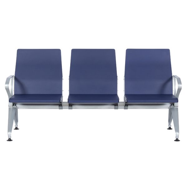 Посетителска пейка с 3 места Carmen CR-1036-3 - синя