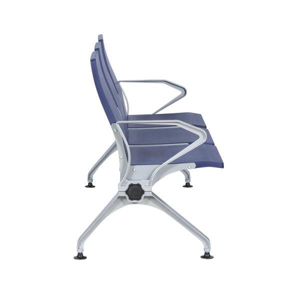 Посетителска пейка с 3 места Carmen CR-1036-3 - синя