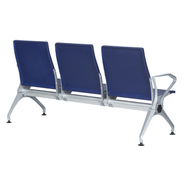 Посетителска пейка с 3 места Carmen CR-1036-3 - синя