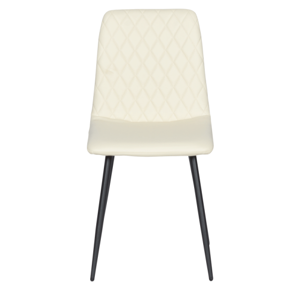 Трапезен стол MONZA еко кожа - крем