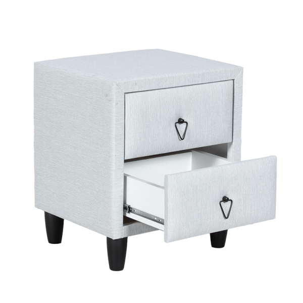 Нощно шкафче за спалня GRASSE - сив 102