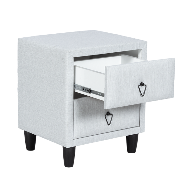 Нощно шкафче за спалня GRASSE - сив 102